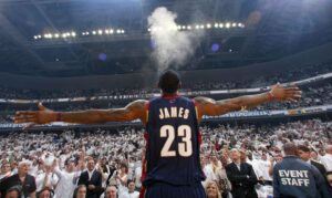 Lebron James y su ritual antes del juego